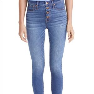 Madewell 9” high riser skinny crop sz 24